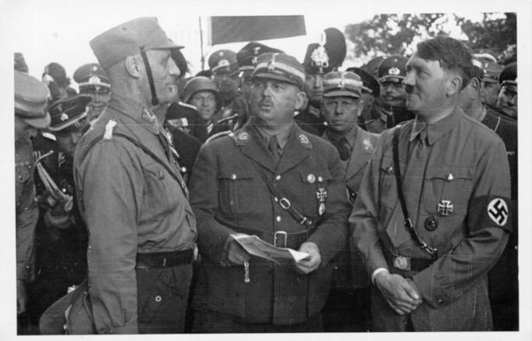 Adolf Hitler and Ernst Röhm in Kelheim